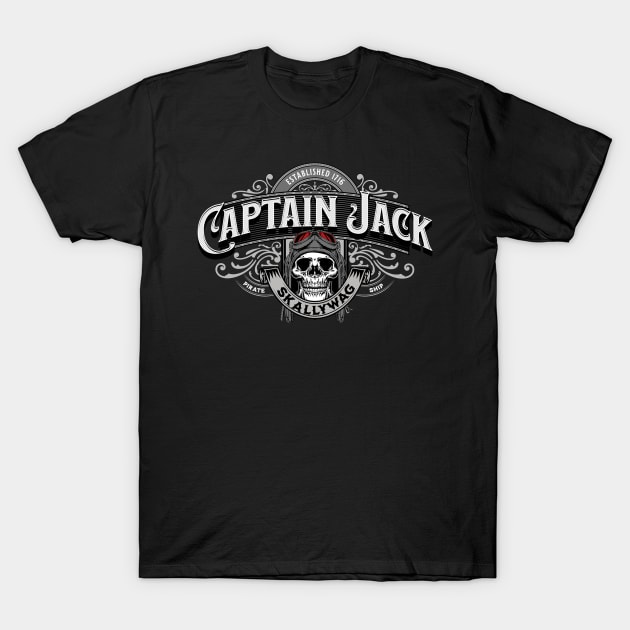 Captain Jack Skallywag T-Shirt by Bootylicious